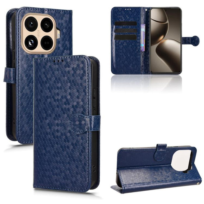 Funda de cuero para teléfono con textura de puntos en forma de panal, For Redmi A7 Pro 171mm / Poco C85x 5G, For Redmi 15a 5G / R70 5G / R70m 5G, For Redmi Turbo 5 Max 5G / Poco X8 Pro Max 5G, For Redmi Note 15 5G / 4G 164mm / Poco M8 5G               ...