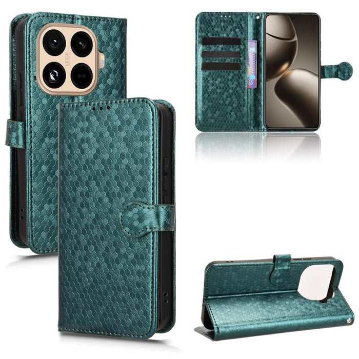 Funda de cuero para teléfono con textura de puntos en forma de panal, For Redmi A7 Pro 171mm / Poco C85x 5G, For Redmi 15a 5G / R70 5G / R70m 5G, For Redmi Turbo 5 Max 5G / Poco X8 Pro Max 5G, For Redmi Note 15 5G / 4G 164mm / Poco M8 5G               ...