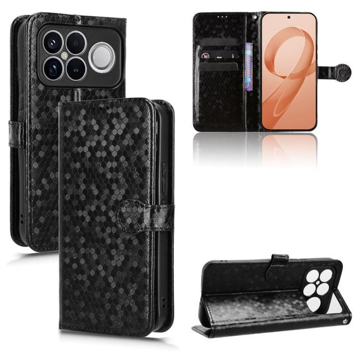 Funda de cuero para teléfono con textura de puntos en forma de panal, For Redmi A7 Pro 171mm / Poco C85x 5G, For Redmi 15a 5G / R70 5G / R70m 5G, For Redmi Turbo 5 Max 5G / Poco X8 Pro Max 5G, For Redmi Note 15 5G / 4G 164mm / Poco M8 5G               ...