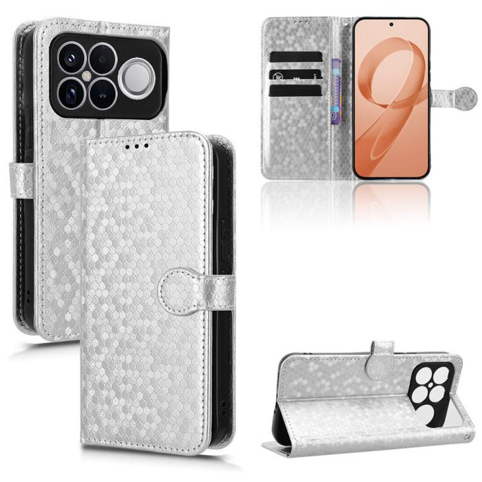 Funda de cuero para teléfono con textura de puntos en forma de panal, For Redmi A7 Pro 171mm / Poco C85x 5G, For Redmi 15a 5G / R70 5G / R70m 5G, For Redmi Turbo 5 Max 5G / Poco X8 Pro Max 5G, For Redmi Note 15 5G / 4G 164mm / Poco M8 5G               ...