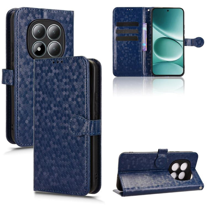 Funda de cuero para teléfono con textura de puntos en forma de panal, For Redmi A7 Pro 171mm / Poco C85x 5G, For Redmi 15a 5G / R70 5G / R70m 5G, For Redmi Turbo 5 Max 5G / Poco X8 Pro Max 5G, For Redmi Note 15 5G / 4G 164mm / Poco M8 5G               ...