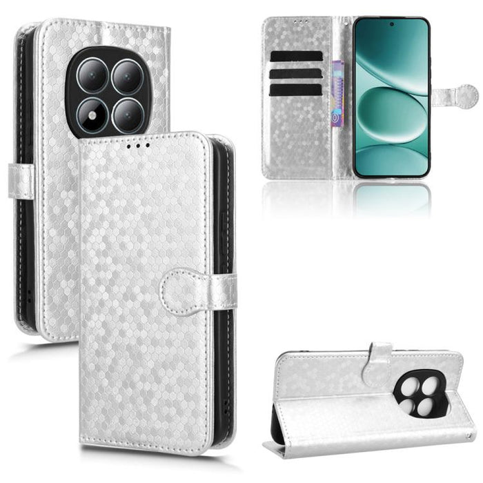 Funda de cuero para teléfono con textura de puntos en forma de panal, For Redmi A7 Pro 171mm / Poco C85x 5G, For Redmi 15a 5G / R70 5G / R70m 5G, For Redmi Turbo 5 Max 5G / Poco X8 Pro Max 5G, For Redmi Note 15 5G / 4G 164mm / Poco M8 5G               ...