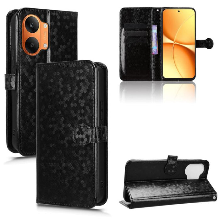 Funda de cuero para teléfono con textura de puntos en forma de panal, For Redmi A7 Pro 171mm / Poco C85x 5G, For Redmi 15a 5G / R70 5G / R70m 5G, For Redmi Turbo 5 Max 5G / Poco X8 Pro Max 5G, For Redmi Note 15 5G / 4G 164mm / Poco M8 5G               ...