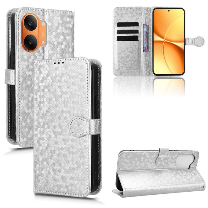 Funda de cuero para teléfono con textura de puntos en forma de panal, For Redmi A7 Pro 171mm / Poco C85x 5G, For Redmi 15a 5G / R70 5G / R70m 5G, For Redmi Turbo 5 Max 5G / Poco X8 Pro Max 5G, For Redmi Note 15 5G / 4G 164mm / Poco M8 5G               ...