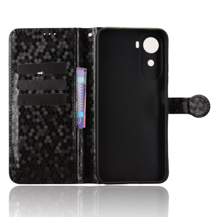 Funda de cuero para teléfono con textura de puntos en forma de panal, For Redmi A7 Pro 171mm / Poco C85x 5G, For Redmi 15a 5G / R70 5G / R70m 5G, For Redmi Turbo 5 Max 5G / Poco X8 Pro Max 5G, For Redmi Note 15 5G / 4G 164mm / Poco M8 5G               ...