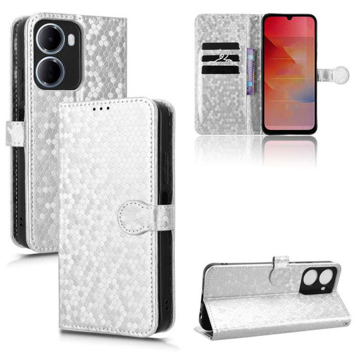 Funda de cuero para teléfono con textura de puntos en forma de panal, For Redmi A7 Pro 171mm / Poco C85x 5G, For Redmi 15a 5G / R70 5G / R70m 5G, For Redmi Turbo 5 Max 5G / Poco X8 Pro Max 5G, For Redmi Note 15 5G / 4G 164mm / Poco M8 5G               ...