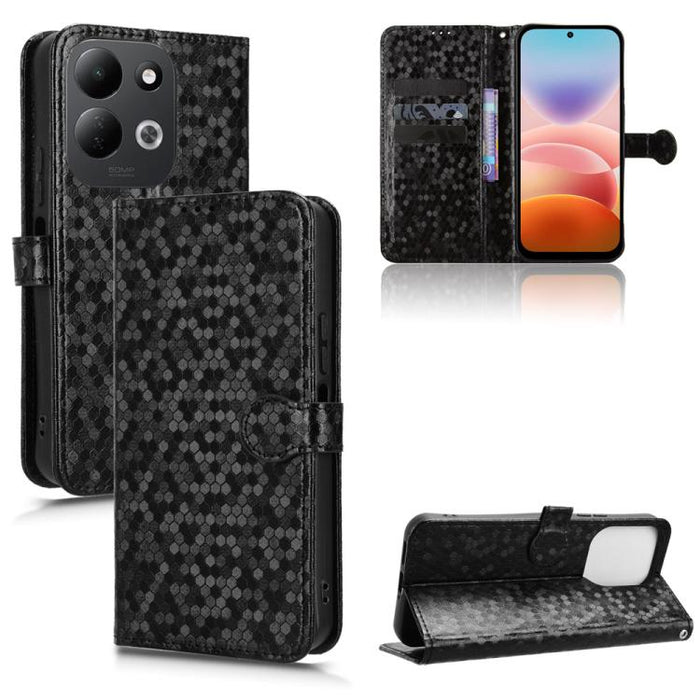 Funda de cuero para teléfono con textura de puntos en forma de panal, For Redmi A7 Pro 171mm / Poco C85x 5G, For Redmi 15a 5G / R70 5G / R70m 5G, For Redmi Turbo 5 Max 5G / Poco X8 Pro Max 5G, For Redmi Note 15 5G / 4G 164mm / Poco M8 5G               ...