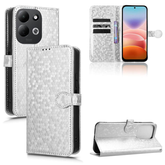 Funda de cuero para teléfono con textura de puntos en forma de panal, For Redmi A7 Pro 171mm / Poco C85x 5G, For Redmi 15a 5G / R70 5G / R70m 5G, For Redmi Turbo 5 Max 5G / Poco X8 Pro Max 5G, For Redmi Note 15 5G / 4G 164mm / Poco M8 5G               ...