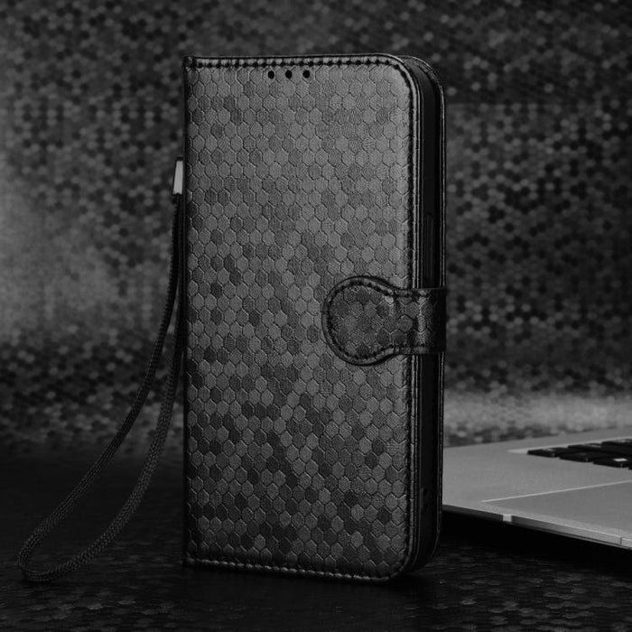 Funda de cuero para teléfono con textura de puntos en forma de panal, For Redmi A7 Pro 171mm / Poco C85x 5G, For Redmi 15a 5G / R70 5G / R70m 5G, For Redmi Turbo 5 Max 5G / Poco X8 Pro Max 5G, For Redmi Note 15 5G / 4G 164mm / Poco M8 5G               ...
