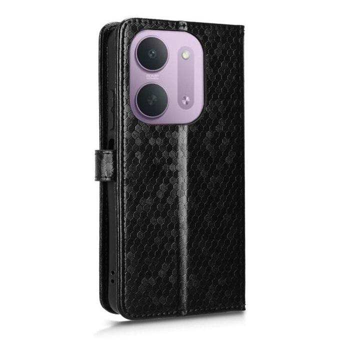 Funda de cuero para teléfono con textura de puntos en forma de panal, For Redmi A7 Pro 171mm / Poco C85x 5G, For Redmi 15a 5G / R70 5G / R70m 5G, For Redmi Turbo 5 Max 5G / Poco X8 Pro Max 5G, For Redmi Note 15 5G / 4G 164mm / Poco M8 5G               ...
