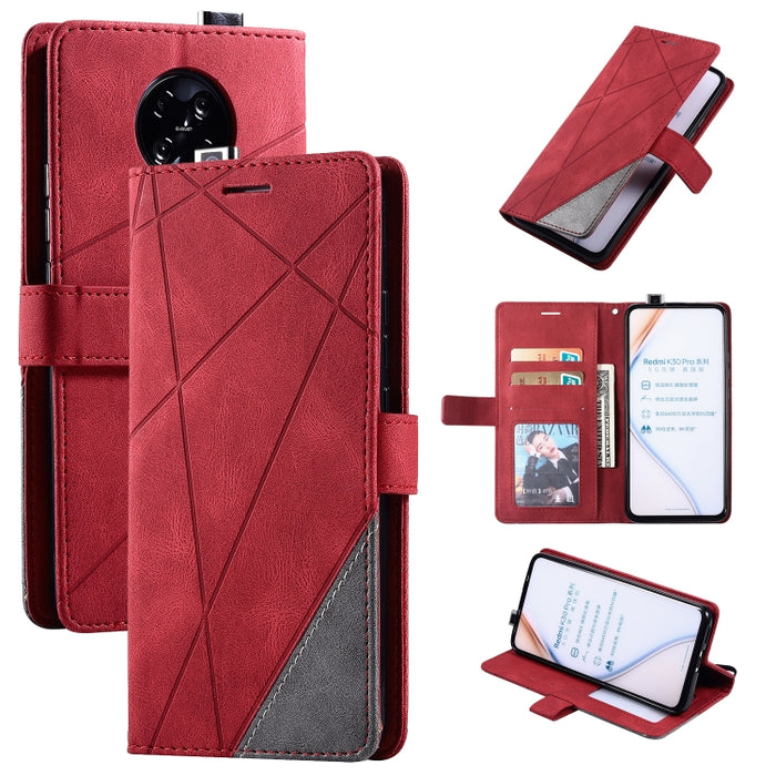 Estuche de cuero con tapa horizontal con empalme de sensación de piel con soporte y ranuras para tarjetas y billetera y marco de fotos, For Xiaomi Redmi K30 Pro, For Xiaomi Redmi Note 7 / Note 7 Pro, For Xiaomi Mi 9T Pro / Redmi K20 Pro                ...