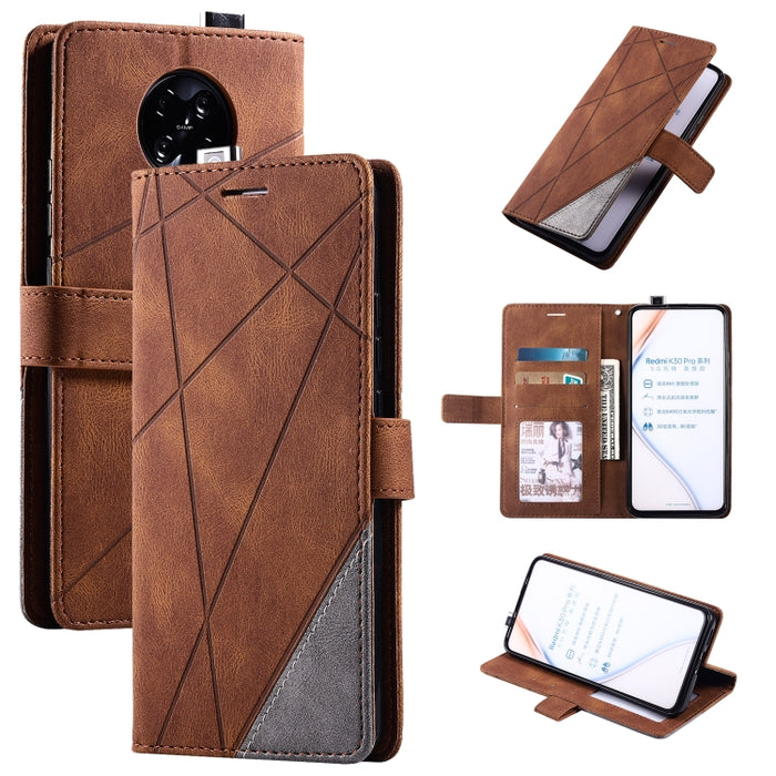 Estuche de cuero con tapa horizontal con empalme de sensación de piel con soporte y ranuras para tarjetas y billetera y marco de fotos, For Xiaomi Redmi K30 Pro, For Xiaomi Redmi Note 7 / Note 7 Pro, For Xiaomi Mi 9T Pro / Redmi K20 Pro                ...