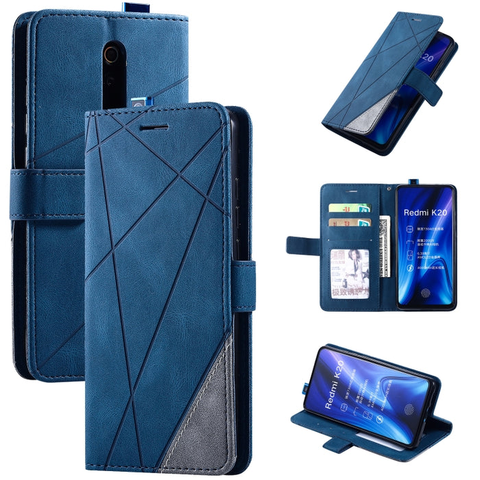 Estuche de cuero con tapa horizontal con empalme de sensación de piel con soporte y ranuras para tarjetas y billetera y marco de fotos, For Xiaomi Redmi K30 Pro, For Xiaomi Redmi Note 7 / Note 7 Pro, For Xiaomi Mi 9T Pro / Redmi K20 Pro                ...
