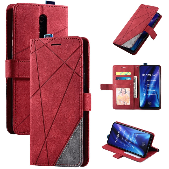 Estuche de cuero con tapa horizontal con empalme de sensación de piel con soporte y ranuras para tarjetas y billetera y marco de fotos, For Xiaomi Redmi K30 Pro, For Xiaomi Redmi Note 7 / Note 7 Pro, For Xiaomi Mi 9T Pro / Redmi K20 Pro                ...