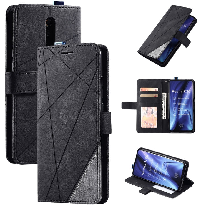 Estuche de cuero con tapa horizontal con empalme de sensación de piel con soporte y ranuras para tarjetas y billetera y marco de fotos, For Xiaomi Redmi K30 Pro, For Xiaomi Redmi Note 7 / Note 7 Pro, For Xiaomi Mi 9T Pro / Redmi K20 Pro                ...