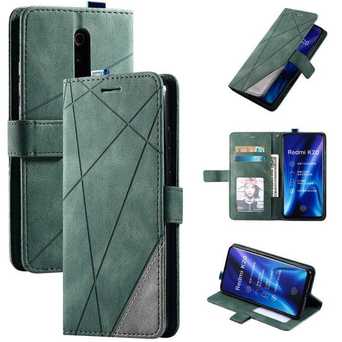 Estuche de cuero con tapa horizontal con empalme de sensación de piel con soporte y ranuras para tarjetas y billetera y marco de fotos, For Xiaomi Redmi K30 Pro, For Xiaomi Redmi Note 7 / Note 7 Pro, For Xiaomi Mi 9T Pro / Redmi K20 Pro                ...