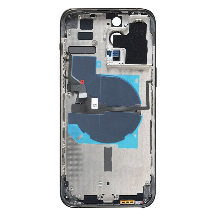 Para iPhone 14 Pro Max Tapa trasera de batería con cable flexible de encendido + volumen + módulo de carga inalámbrica, China Version, CE EU Version, US Version