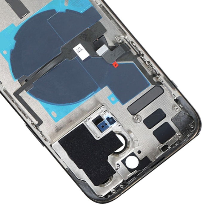 Para iPhone 14 Pro Max Tapa trasera de batería con cable flexible de encendido + volumen + módulo de carga inalámbrica, China Version, CE EU Version, US Version