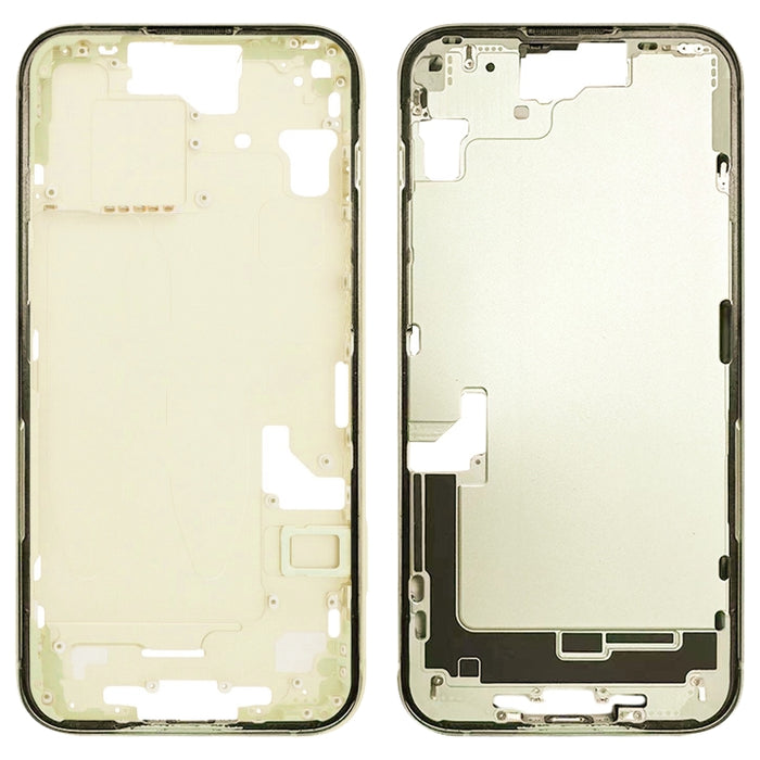 Placa de bisel del marco central con teclas laterales + bandeja para tarjetas para iPhone 15, CE EU Version, US Version, China Version
