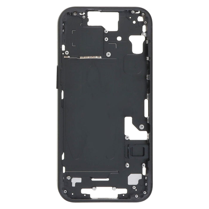 Placa de bisel del marco central con teclas laterales + bandeja para tarjetas para iPhone 15, CE EU Version, US Version, China Version