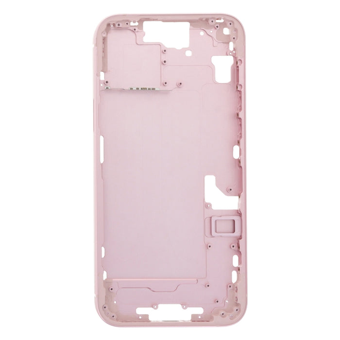 Para iPhone 15 Plus, marco central, placa de bisel con teclas laterales + bandeja para tarjetas, China Version, US Version, CE EU Version