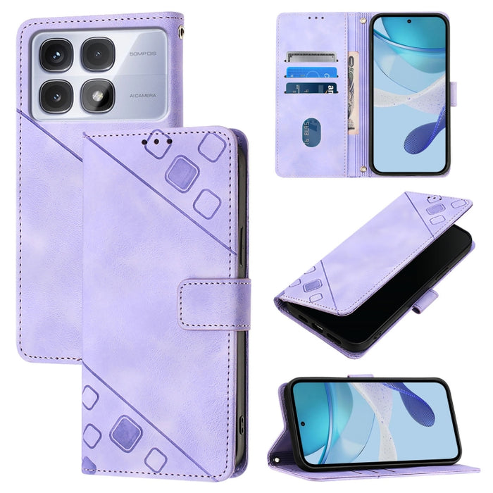 Funda para teléfono de piel con relieve y tacto agradable al tacto, For Redmi 15a 5G Global, For Redmi Turbo 5 5G Global / Poco X8 Pro, For Redmi Note 15 Pro+ 5G Global 163.3mm, For Redmi Note 15 4G / 5G Global 164mm                                    ...