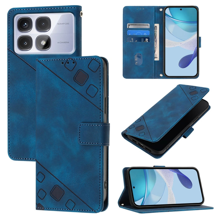 Funda para teléfono de piel con relieve y tacto agradable al tacto, For Redmi 15a 5G Global, For Redmi Turbo 5 5G Global / Poco X8 Pro, For Redmi Note 15 Pro+ 5G Global 163.3mm, For Redmi Note 15 4G / 5G Global 164mm                                    ...