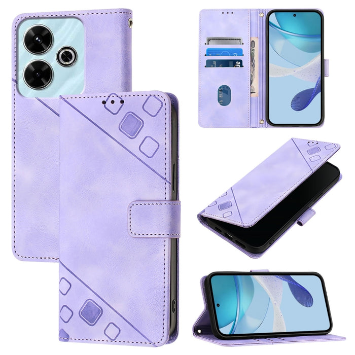 Funda para teléfono de piel con relieve y tacto agradable al tacto, For Redmi 15a 5G Global, For Redmi Turbo 5 5G Global / Poco X8 Pro, For Redmi Note 15 Pro+ 5G Global 163.3mm, For Redmi Note 15 4G / 5G Global 164mm                                    ...