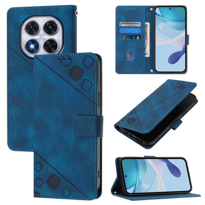 Funda para teléfono de piel con relieve y tacto agradable al tacto, For Redmi 15a 5G Global, For Redmi Turbo 5 5G Global / Poco X8 Pro, For Redmi Note 15 Pro+ 5G Global 163.3mm, For Redmi Note 15 4G / 5G Global 164mm                                    ...