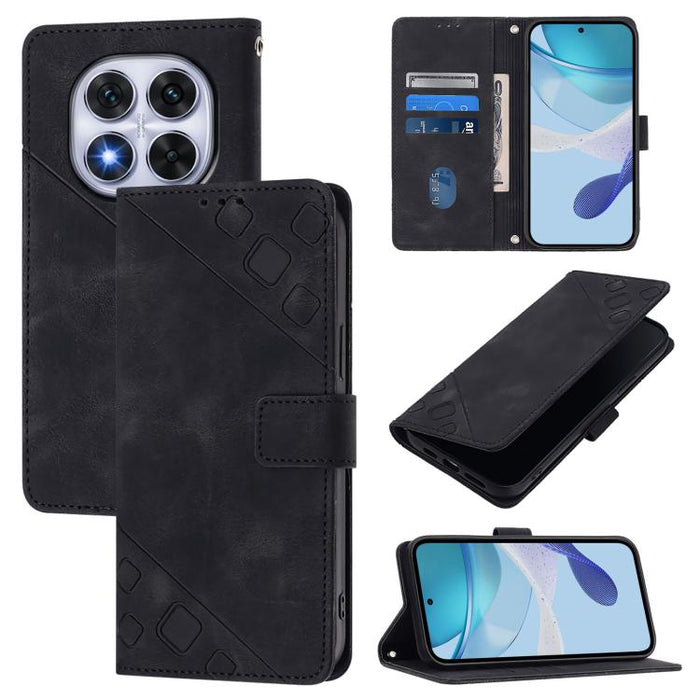 Funda para teléfono de piel con relieve y tacto agradable al tacto, For Redmi 15a 5G Global, For Redmi Turbo 5 5G Global / Poco X8 Pro, For Redmi Note 15 Pro+ 5G Global 163.3mm, For Redmi Note 15 4G / 5G Global 164mm                                    ...