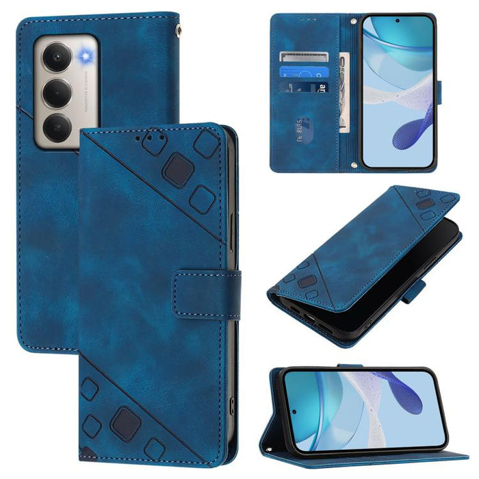 Funda para teléfono de piel con relieve y tacto agradable al tacto, For Redmi 15a 5G Global, For Redmi Turbo 5 5G Global / Poco X8 Pro, For Redmi Note 15 Pro+ 5G Global 163.3mm, For Redmi Note 15 4G / 5G Global 164mm                                    ...