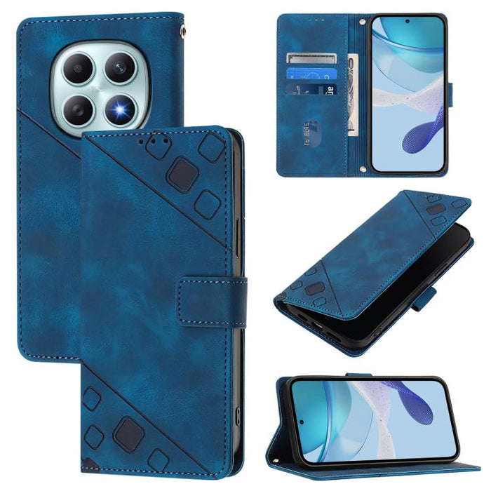 Funda para teléfono de piel con relieve y tacto agradable al tacto, For Redmi 15a 5G Global, For Redmi Turbo 5 5G Global / Poco X8 Pro, For Redmi Note 15 Pro+ 5G Global 163.3mm, For Redmi Note 15 4G / 5G Global 164mm                                    ...