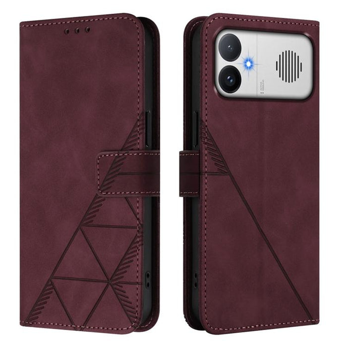 Funda para teléfono con tapa de cuero con relieve 3D y diseño cruzado, For Redmi A5 4G 171.7mm, For Redmi K90 Max 5G, For Redmi A7 Pro 4G/5G 171mm / Poco C85x 5G, For Redmi 15a 5G Global, For Redmi Turbo 5 5G Global/Poco X8 Pro 5G                      ...