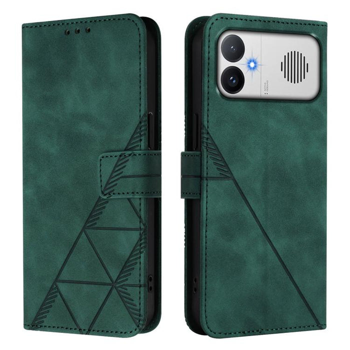 Funda para teléfono con tapa de cuero con relieve 3D y diseño cruzado, For Redmi A5 4G 171.7mm, For Redmi K90 Max 5G, For Redmi A7 Pro 4G/5G 171mm / Poco C85x 5G, For Redmi 15a 5G Global, For Redmi Turbo 5 5G Global/Poco X8 Pro 5G                      ...