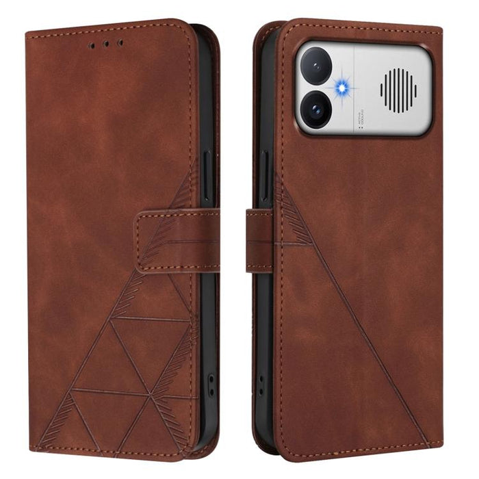 Funda para teléfono con tapa de cuero con relieve 3D y diseño cruzado, For Redmi A5 4G 171.7mm, For Redmi K90 Max 5G, For Redmi A7 Pro 4G/5G 171mm / Poco C85x 5G, For Redmi 15a 5G Global, For Redmi Turbo 5 5G Global/Poco X8 Pro 5G                      ...