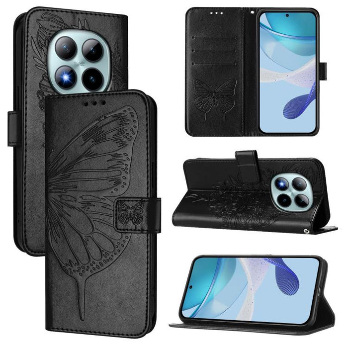 Funda de cuero para teléfono con diseño de mariposa en relieve, For Redmi K90 Max 5G, For Redmi A7 Pro 5G 171mm / Poco C81, For Redmi 15a 5G Global, For Redmi A5 4G 171.7mm / Poco C71 4G, For Redmi Turbo 5 5G Global / Poco X8 Pro                       ...