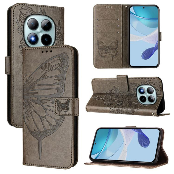 Funda de cuero para teléfono con diseño de mariposa en relieve, For Redmi K90 Max 5G, For Redmi A7 Pro 5G 171mm / Poco C81, For Redmi 15a 5G Global, For Redmi A5 4G 171.7mm / Poco C71 4G, For Redmi Turbo 5 5G Global / Poco X8 Pro                       ...