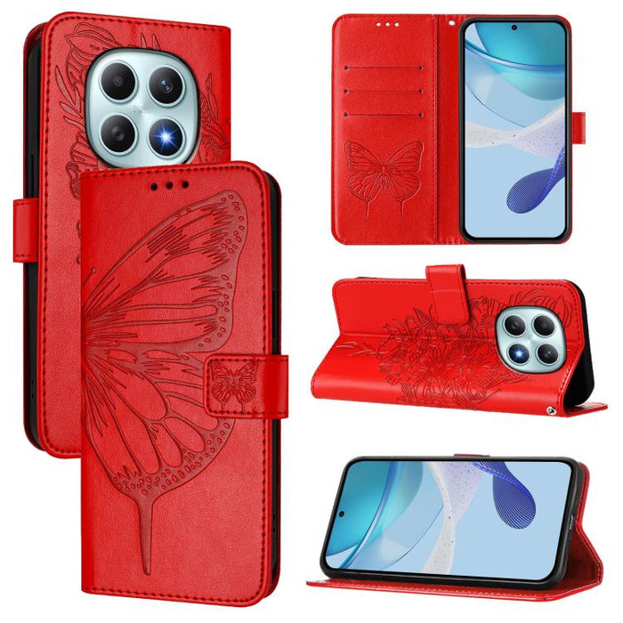 Funda de cuero para teléfono con diseño de mariposa en relieve, For Redmi K90 Max 5G, For Redmi A7 Pro 5G 171mm / Poco C81, For Redmi 15a 5G Global, For Redmi A5 4G 171.7mm / Poco C71 4G, For Redmi Turbo 5 5G Global / Poco X8 Pro                       ...