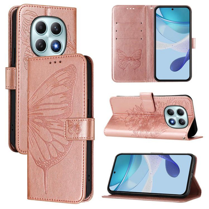 Funda de cuero para teléfono con diseño de mariposa en relieve, For Redmi K90 Max 5G, For Redmi A7 Pro 5G 171mm / Poco C81, For Redmi 15a 5G Global, For Redmi A5 4G 171.7mm / Poco C71 4G, For Redmi Turbo 5 5G Global / Poco X8 Pro                       ...