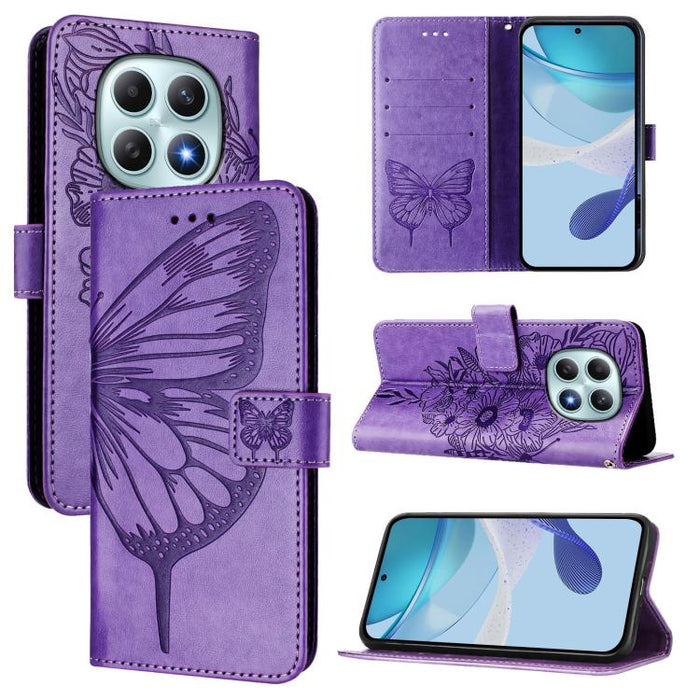 Funda de cuero para teléfono con diseño de mariposa en relieve, For Redmi K90 Max 5G, For Redmi A7 Pro 5G 171mm / Poco C81, For Redmi 15a 5G Global, For Redmi A5 4G 171.7mm / Poco C71 4G, For Redmi Turbo 5 5G Global / Poco X8 Pro                       ...