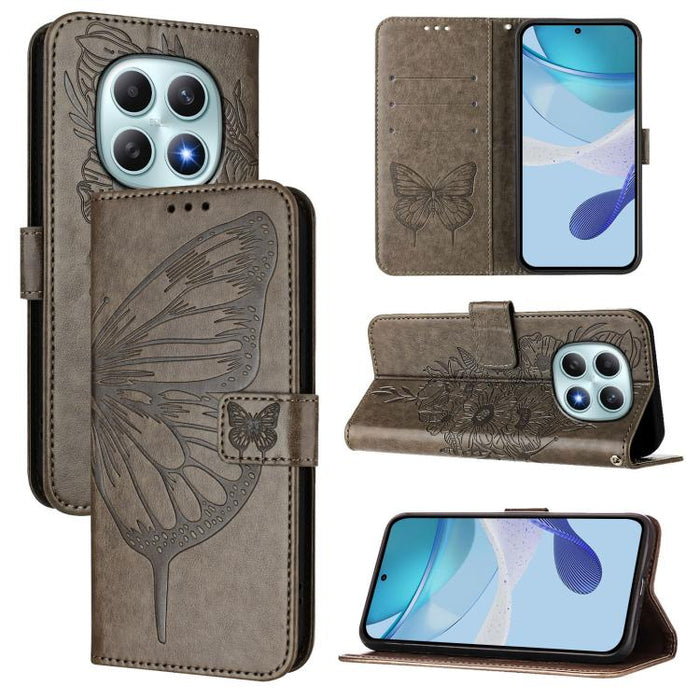 Funda de cuero para teléfono con diseño de mariposa en relieve, For Redmi K90 Max 5G, For Redmi A7 Pro 5G 171mm / Poco C81, For Redmi 15a 5G Global, For Redmi A5 4G 171.7mm / Poco C71 4G, For Redmi Turbo 5 5G Global / Poco X8 Pro                       ...
