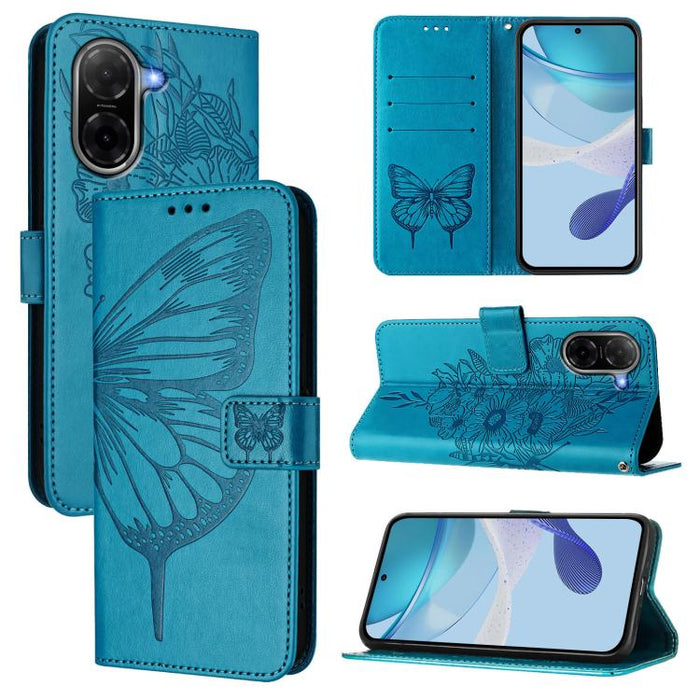 Funda de cuero para teléfono con diseño de mariposa en relieve, For Redmi K90 Max 5G, For Redmi A7 Pro 5G 171mm / Poco C81, For Redmi 15a 5G Global, For Redmi A5 4G 171.7mm / Poco C71 4G, For Redmi Turbo 5 5G Global / Poco X8 Pro                       ...