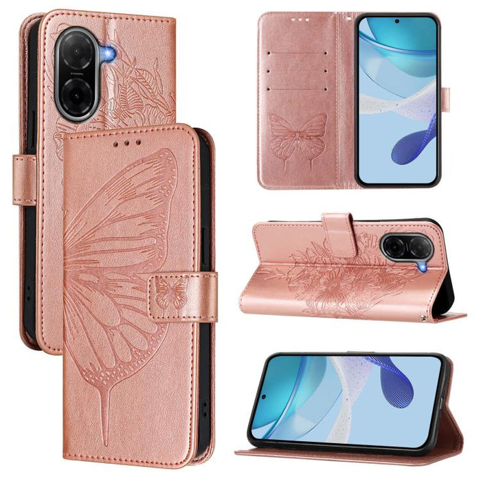 Funda de cuero para teléfono con diseño de mariposa en relieve, For Redmi K90 Max 5G, For Redmi A7 Pro 5G 171mm / Poco C81, For Redmi 15a 5G Global, For Redmi A5 4G 171.7mm / Poco C71 4G, For Redmi Turbo 5 5G Global / Poco X8 Pro                       ...