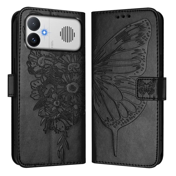 Funda de cuero para teléfono con diseño de mariposa en relieve, For Redmi K90 Max 5G, For Redmi A7 Pro 5G 171mm / Poco C81, For Redmi 15a 5G Global, For Redmi A5 4G 171.7mm / Poco C71 4G, For Redmi Turbo 5 5G Global / Poco X8 Pro                       ...