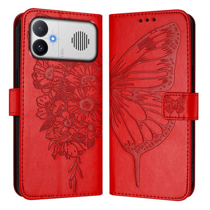 Funda de cuero para teléfono con diseño de mariposa en relieve, For Redmi K90 Max 5G, For Redmi A7 Pro 5G 171mm / Poco C81, For Redmi 15a 5G Global, For Redmi A5 4G 171.7mm / Poco C71 4G, For Redmi Turbo 5 5G Global / Poco X8 Pro                       ...