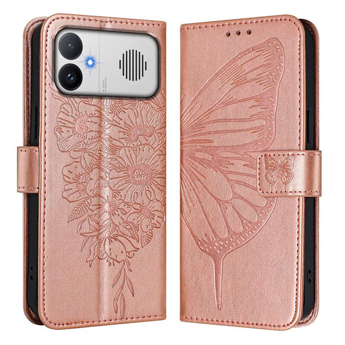 Funda de cuero para teléfono con diseño de mariposa en relieve, For Redmi K90 Max 5G, For Redmi A7 Pro 5G 171mm / Poco C81, For Redmi 15a 5G Global, For Redmi A5 4G 171.7mm / Poco C71 4G, For Redmi Turbo 5 5G Global / Poco X8 Pro                       ...