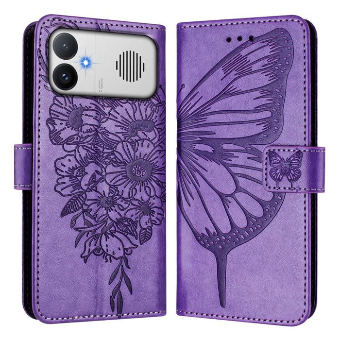Funda de cuero para teléfono con diseño de mariposa en relieve, For Redmi K90 Max 5G, For Redmi A7 Pro 5G 171mm / Poco C81, For Redmi 15a 5G Global, For Redmi A5 4G 171.7mm / Poco C71 4G, For Redmi Turbo 5 5G Global / Poco X8 Pro                       ...