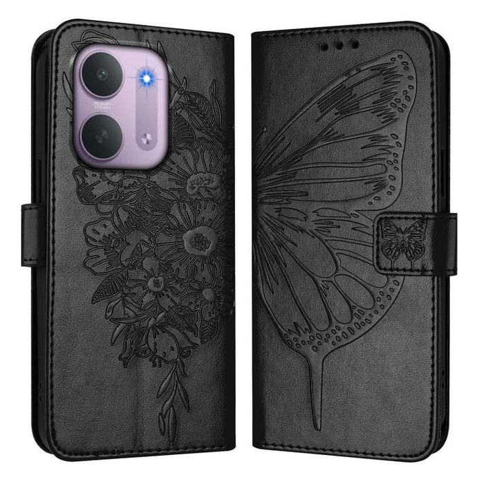 Funda de cuero para teléfono con diseño de mariposa en relieve, For Redmi K90 Max 5G, For Redmi A7 Pro 5G 171mm / Poco C81, For Redmi 15a 5G Global, For Redmi A5 4G 171.7mm / Poco C71 4G, For Redmi Turbo 5 5G Global / Poco X8 Pro                       ...