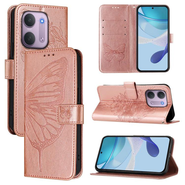 Funda de cuero para teléfono con diseño de mariposa en relieve, For Redmi K90 Max 5G, For Redmi A7 Pro 5G 171mm / Poco C81, For Redmi 15a 5G Global, For Redmi A5 4G 171.7mm / Poco C71 4G, For Redmi Turbo 5 5G Global / Poco X8 Pro                       ...