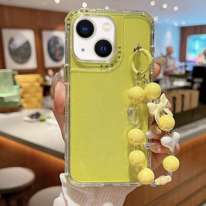 Funda para teléfono con cobertura total de TPU + PC + lentejuelas brillantes con pulsera, For iPhone 17 Pro Max, For iPhone 17 Pro, For iPhone 16 Pro Max, For iPhone 16 Pro, For iPhone 16 Plus, For iPhone 16, For iPhone 15 Pro Max, For iPhone 15 Pro   ...